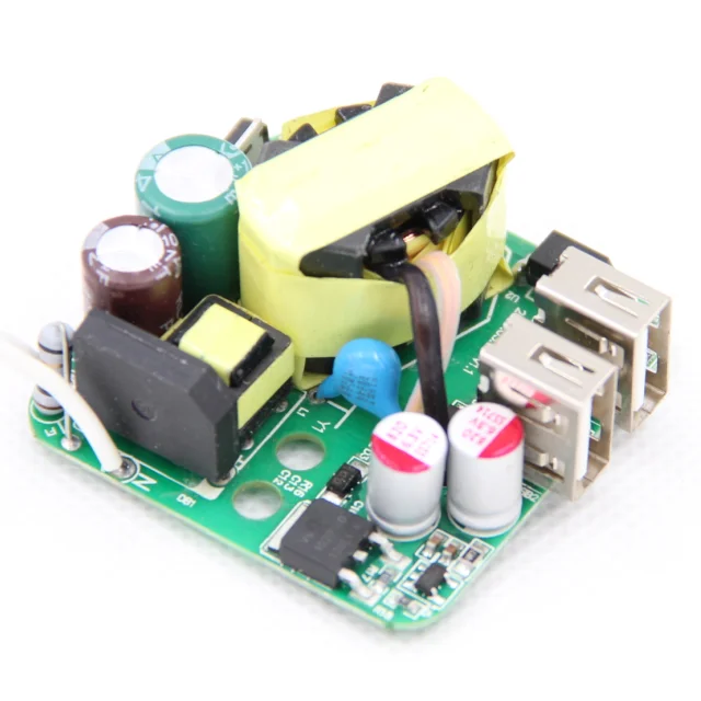 PD 5v wall outlet plug socket usb mobile phone charger pcb multi-ports pcb 3.0 chargers pcba board for mobile phone