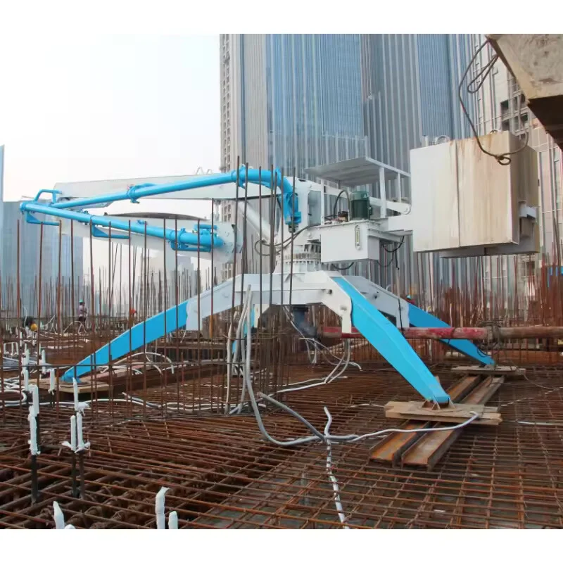 P-095 CE mobile type concrete placing boom with compact structure concrete distributor