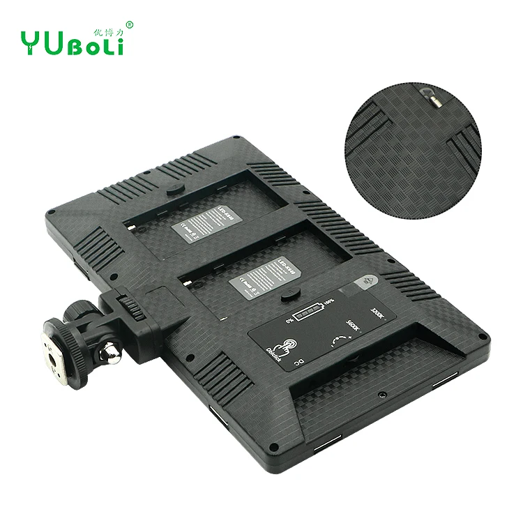 LED-K520 Pro photographic lawp flat panel camera light for Video Shooting Photography light for SONY NP-F550/F770/F970 battery