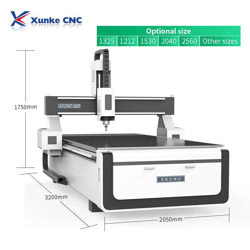 Xunke 1325 2040 CNC Wood Router Woodworking Machine 3D Wood Carving Acrylic Cutting 3 Axis CNC Router Machine Price