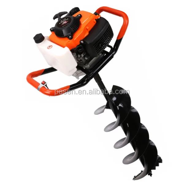 Small hand tree planting digging machine/Manual soil auger drill farm earth hole drilling machine