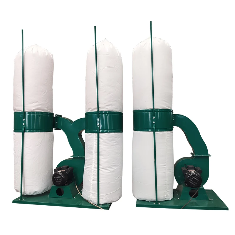 cnc woodworking engraving machine bag Vacuum cleaner machine 220V 380V 3KW 4KW single/double cyclone dust collector