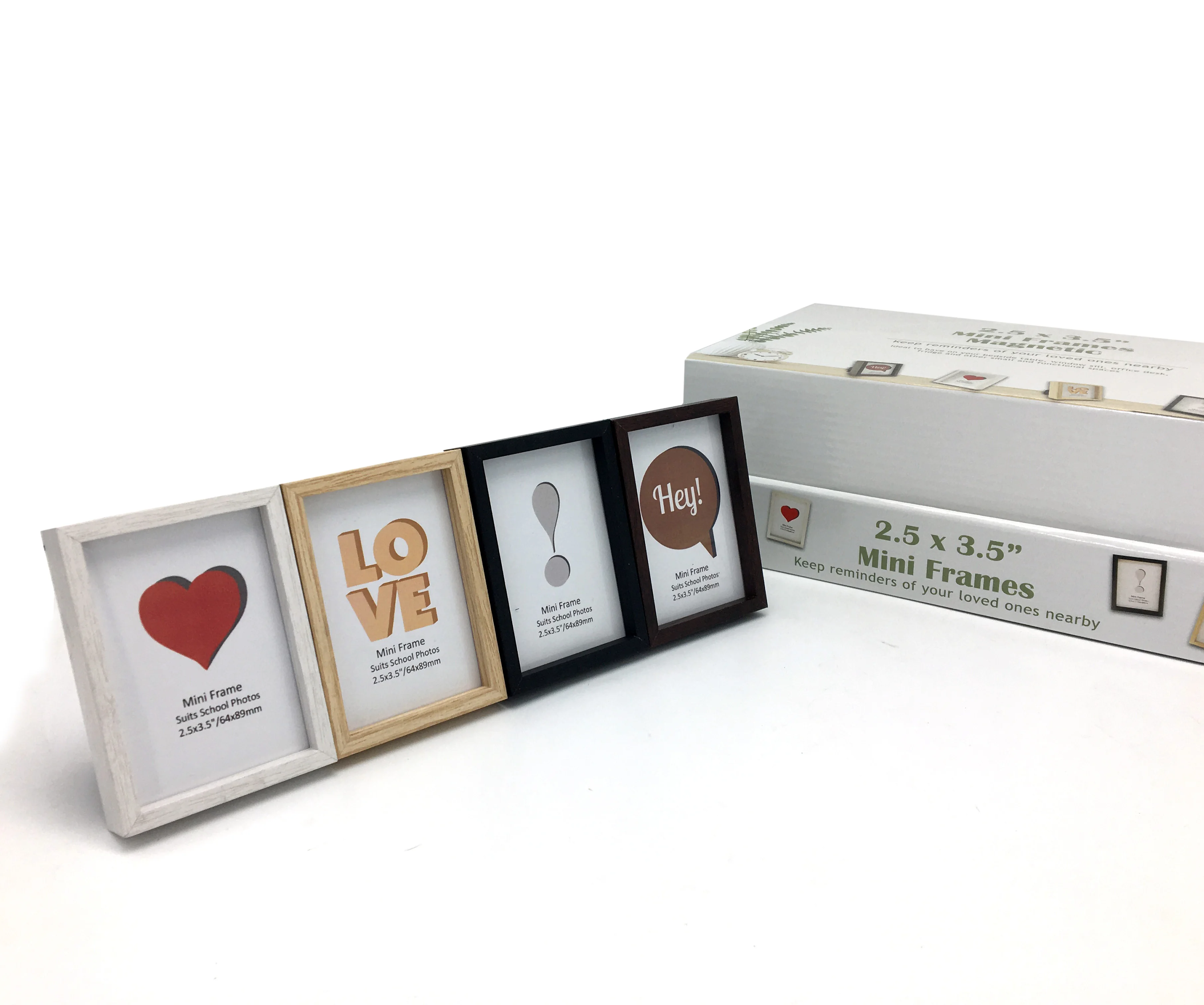 2x3 Inch Mini  photo frame fridge magnet cute magnetic photo picture frame for kitchen fridge