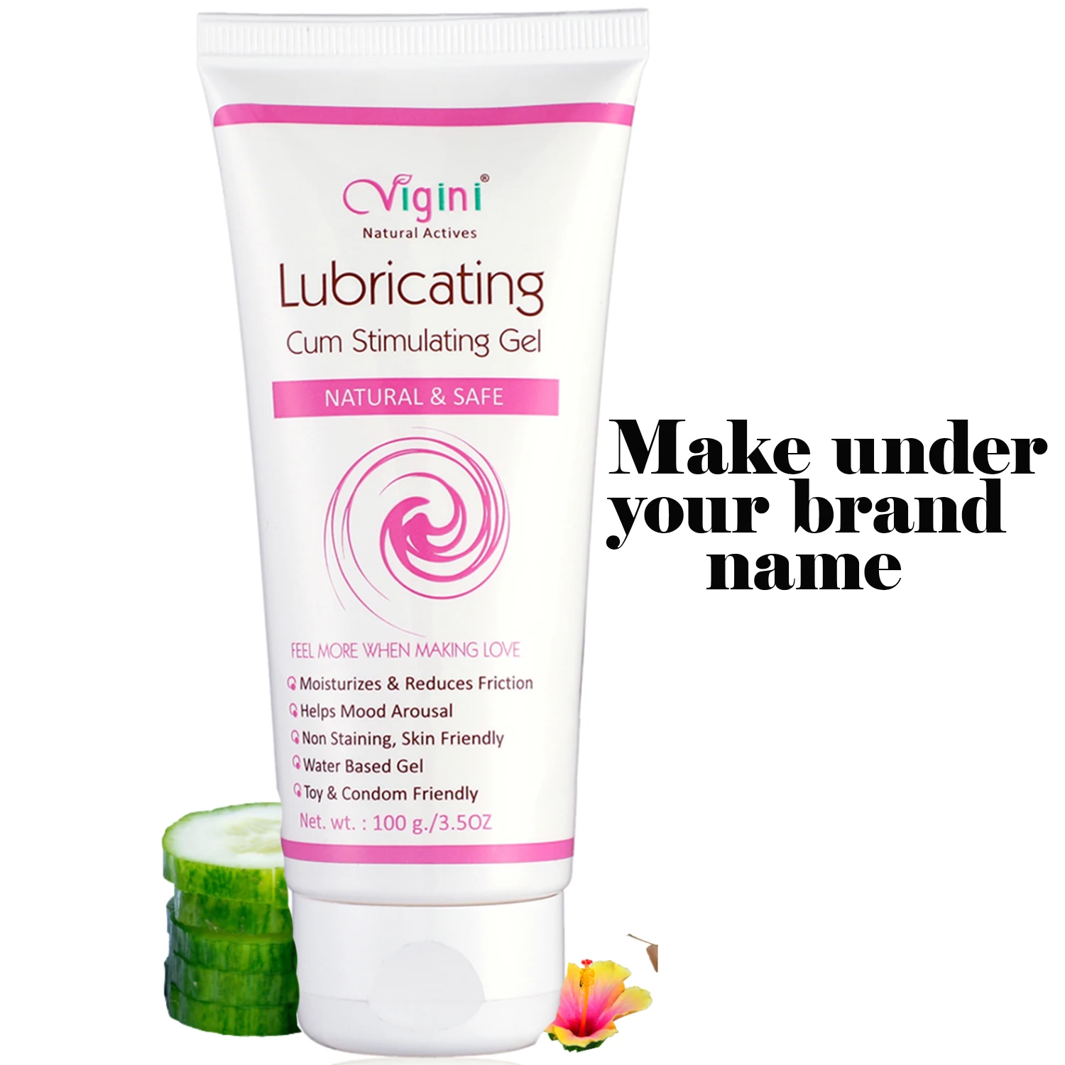 Vigini 100% Natural Sexual Lubricants Pleasure Anal Water Based Gel For Women Personal Lubricant Sex lube and Herbal Massage Oil