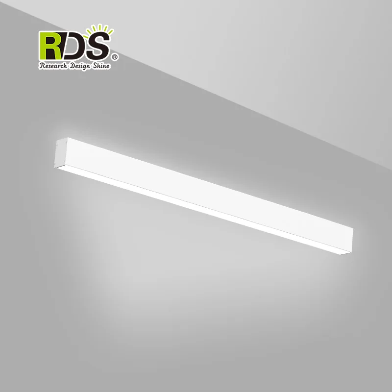 Индивидуальный линейный подвесной светодиодный светильник 2 фута 30 Вт 4 фута 40 Вт 8 футов 60 Вт с датчиком движения
