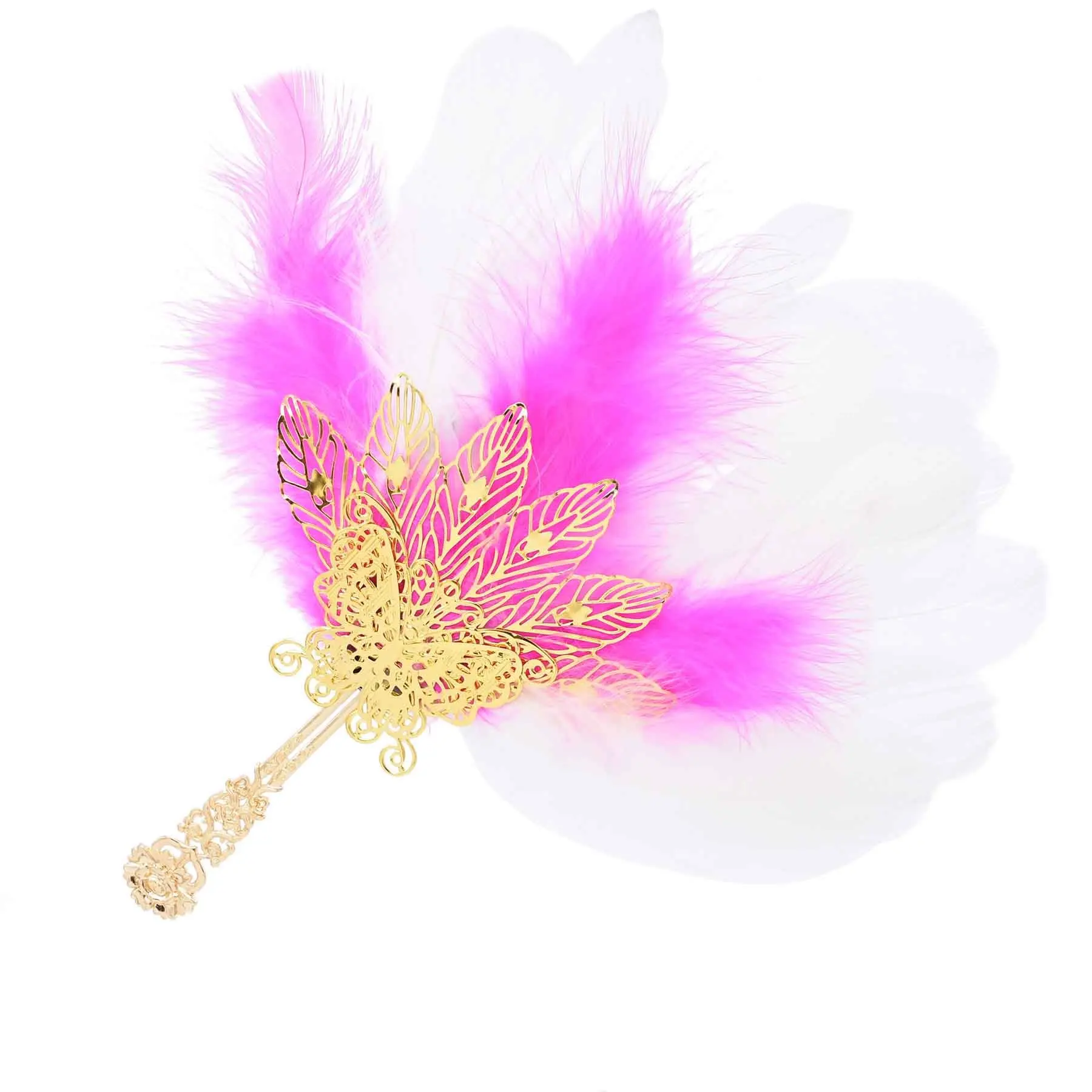 Cosplay Party Women Accessories Thai Ethnic Tourism Party Peacock Feather Handheld Fan