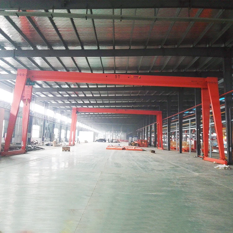 International hot use 5 ton single girder suitable gantry crane for sale