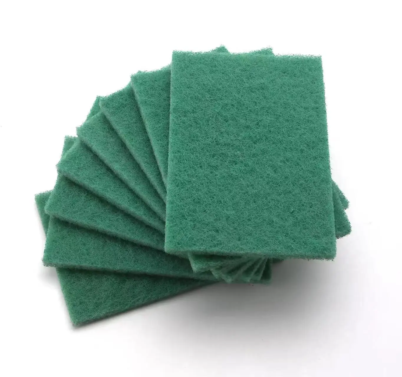 Kitchen scourer cleaning scrubber polyester green sponges kitchen scouring pads