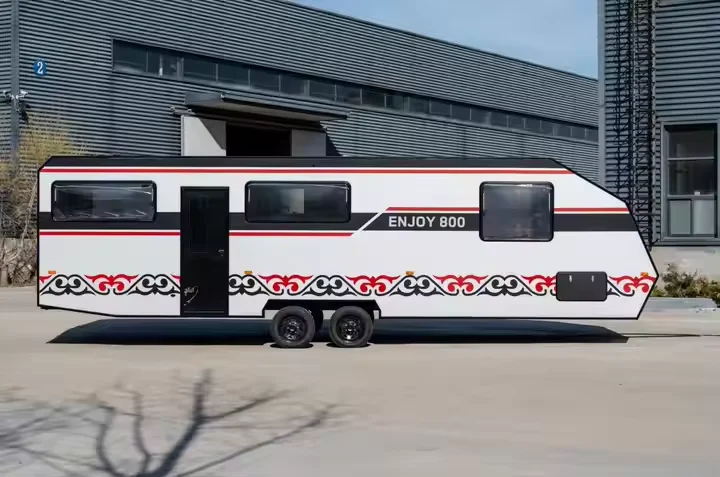 Sharefer New Arrival off Road Rv Camper 4 Person Trailer Camping caravan Travel Trailer with Entertainment Kitchen