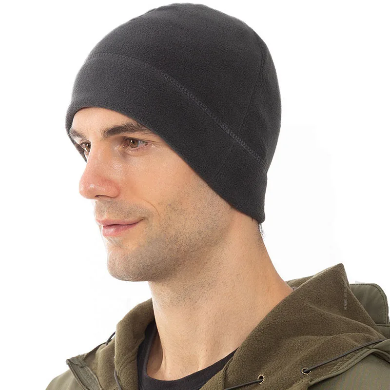 Mens Womens Beanie Fleece Knit Winter Hat Soft Warm Skull Beanie Watch Cap