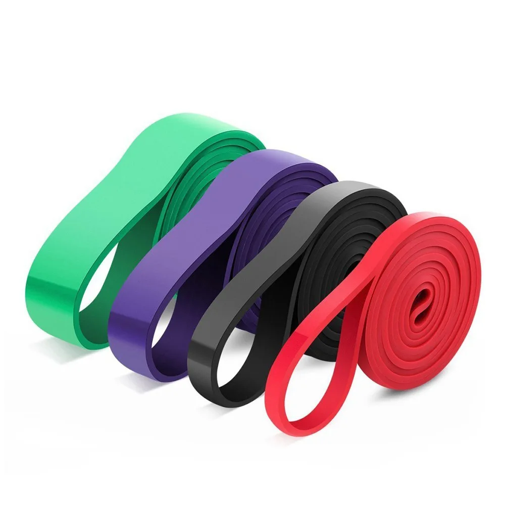 High Strength Natural Rubber Resistance Band Elastic TPE Material Loop for Yoga Fitness Training