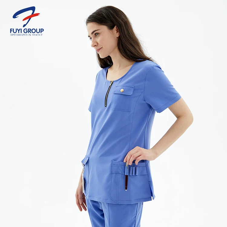 Factory Direct Sample Scrubs Suits Uniforms Design New Style Nurse Hospital Uniforms Scrubs Sets