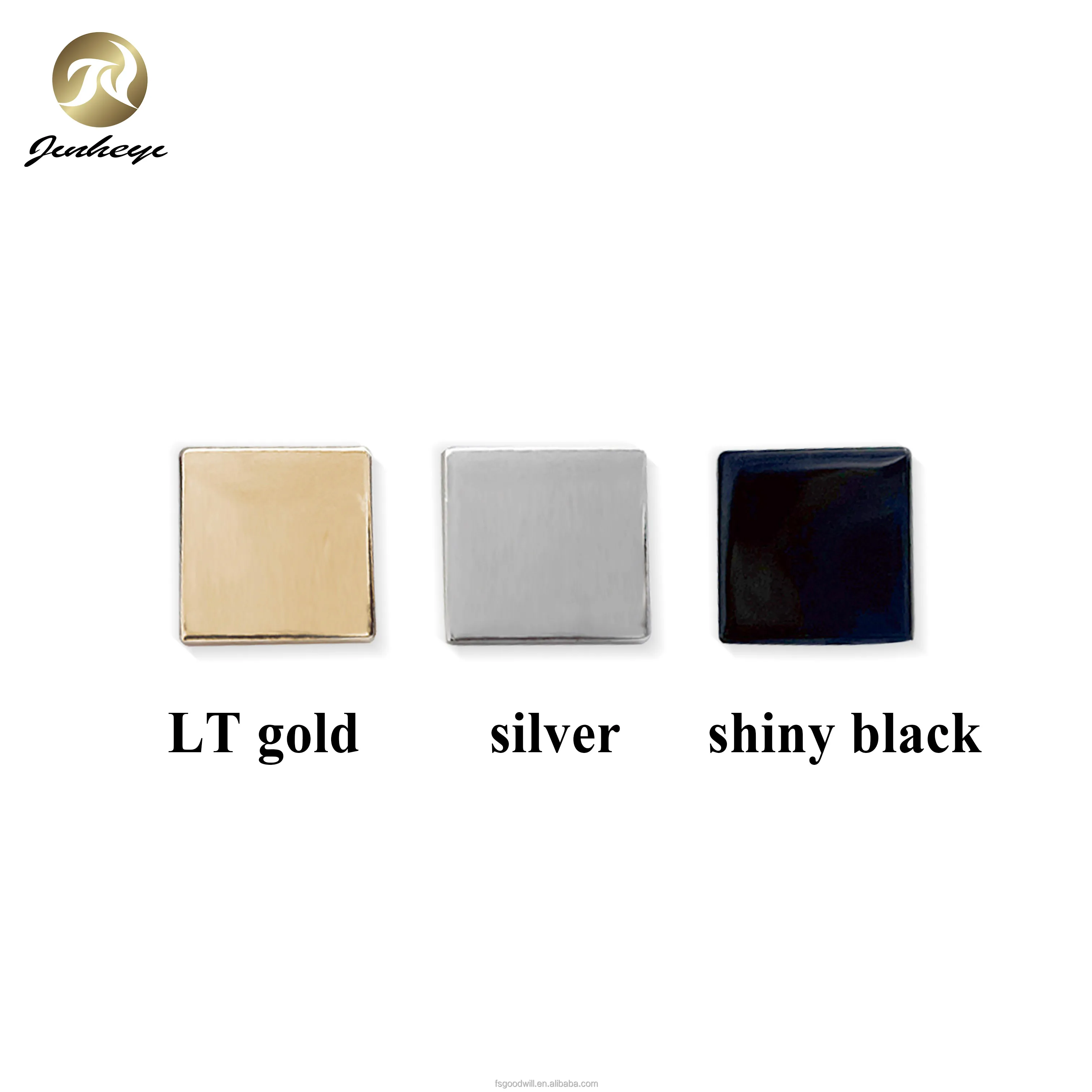 11/15/19 MM wholesale high-quality simple square metal 4 part snap button for garment