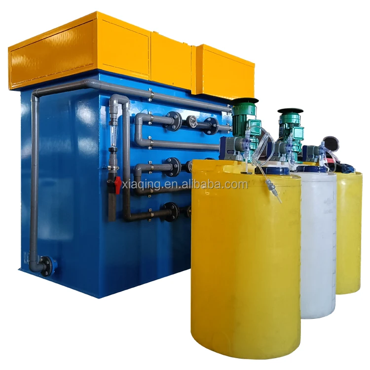 DAF machine dissolved air flotation system for industrial wastewater treatment