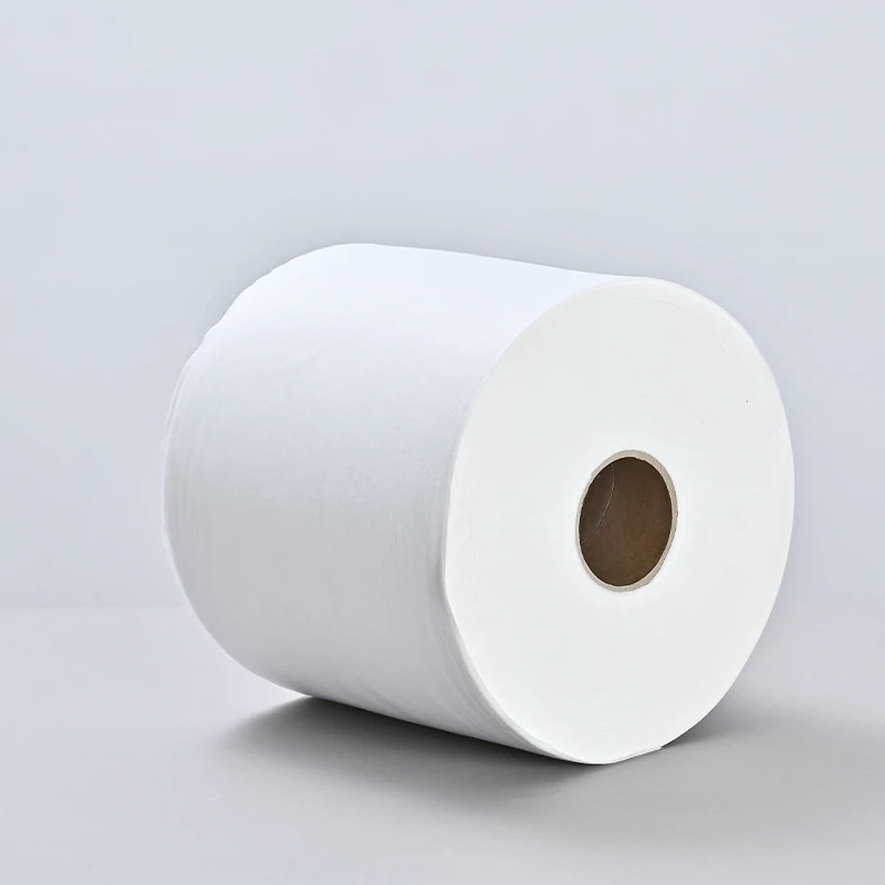 Hot Sale Polyester/Viscose Plain Spunlace Nonwoven Fabric For Disposable Cotton Rag