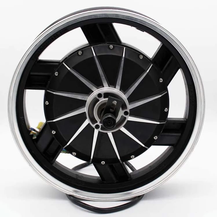 16 inch 72v 2000w Electric Motorcycle Motor Wheel Hub Motor for sale
