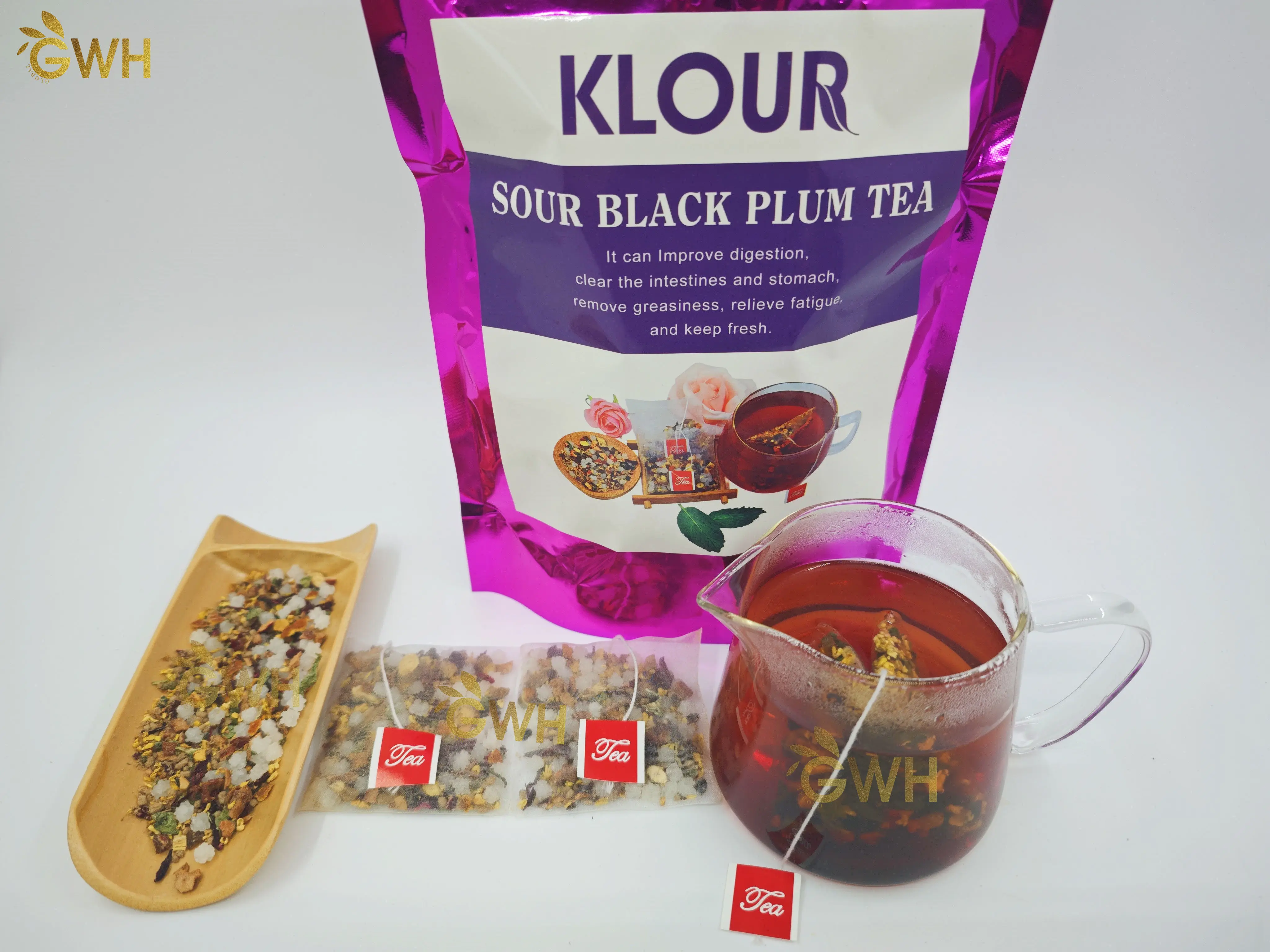 Sweet scented plum tea customize packing blended fruit flavor tea lemon Plum dry fruit tea