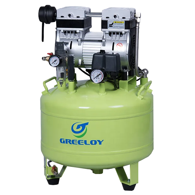 CE ISO Approved Noiseless Oilless Mute Air Compressor Oil Free Silent for Medical Clinic Dental