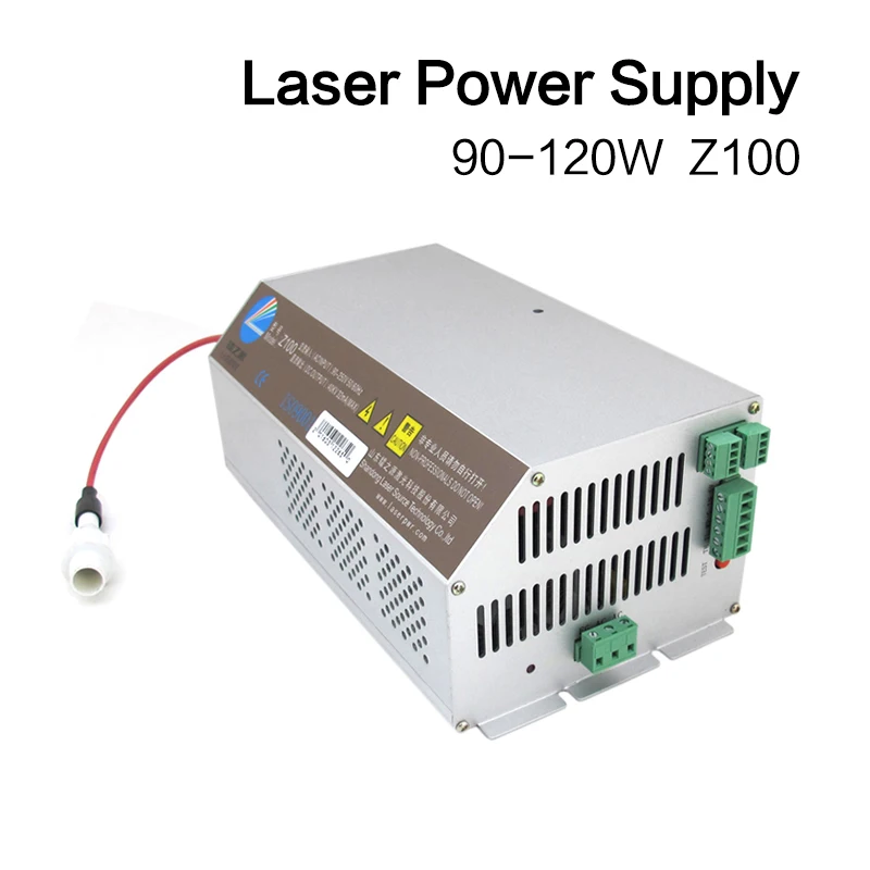 Блок питания лазера LASERPWR Z100 CO2 + набор стеклянных трубок RECI T4 110 В 220 универсальный подходит для лазерного резака/гравера 90-120 Вт