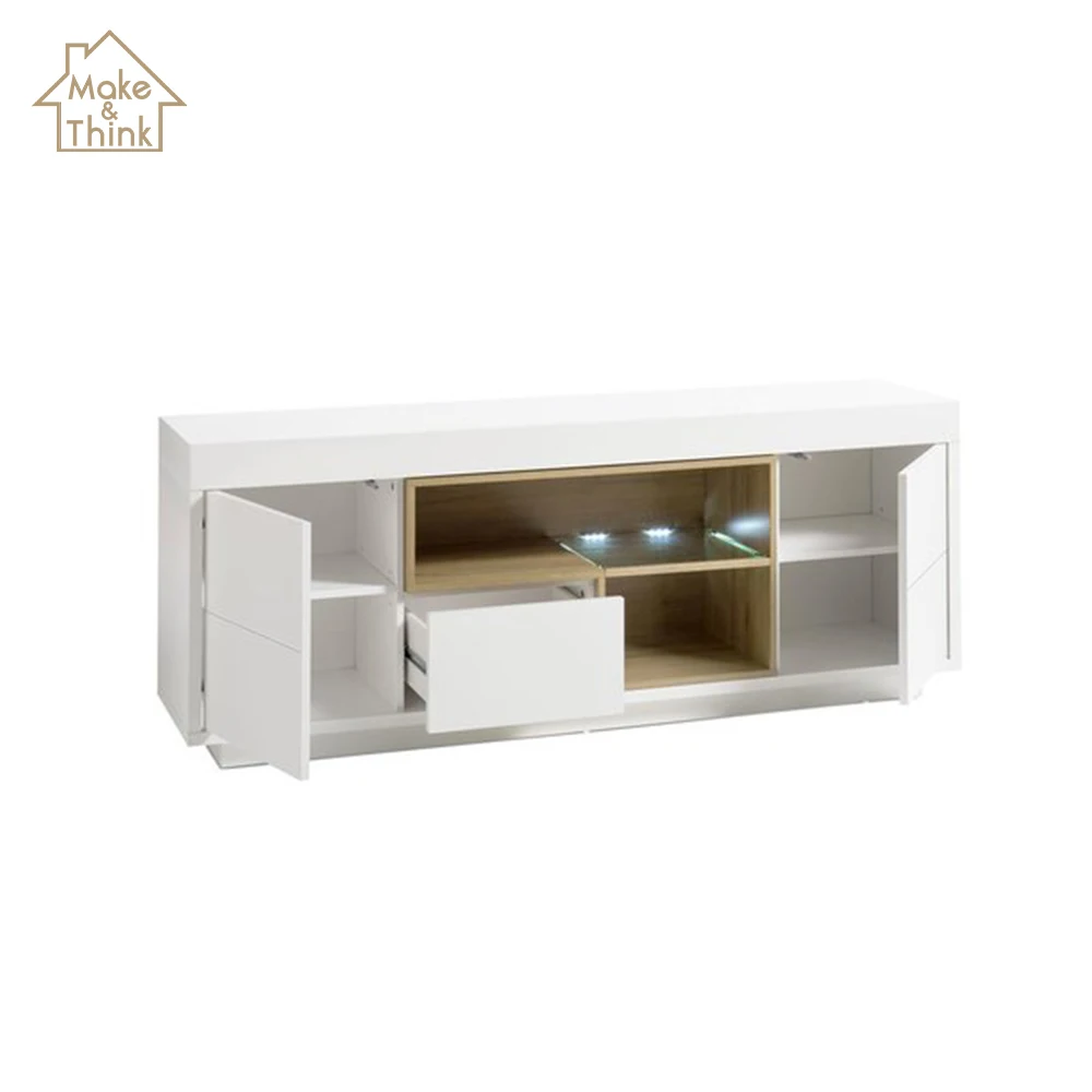 
Wholesale wooden furniture chest of drawers white bedroom cassettiera cabinet 