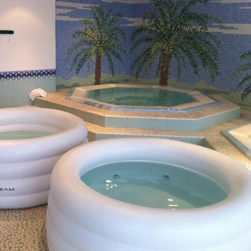 Chufang Piscina Inflable Portable Bath Bucket Plastic Adults Bathtub 152 With Cover