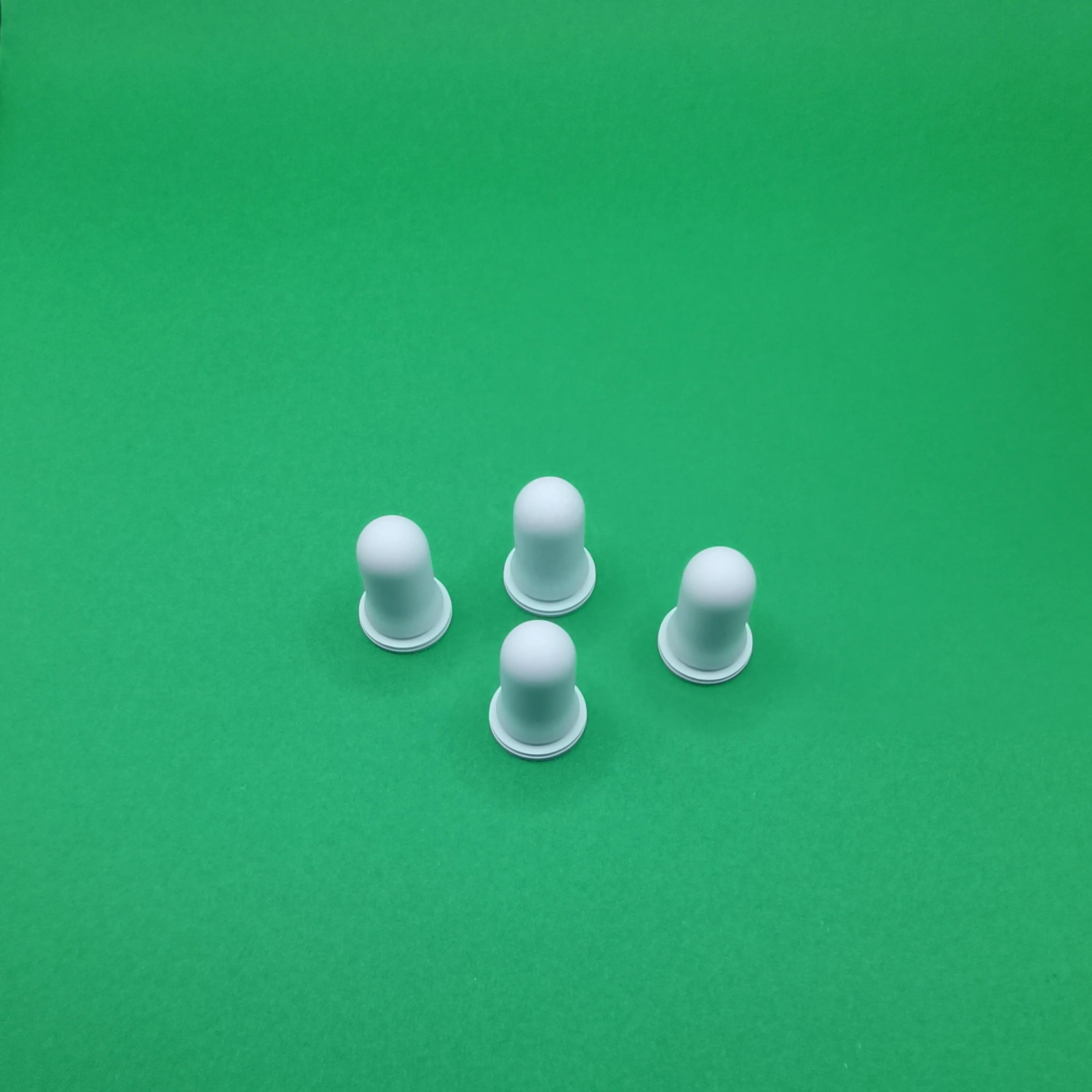 18mm matte white NBR rubber teat nipple bulb dropper