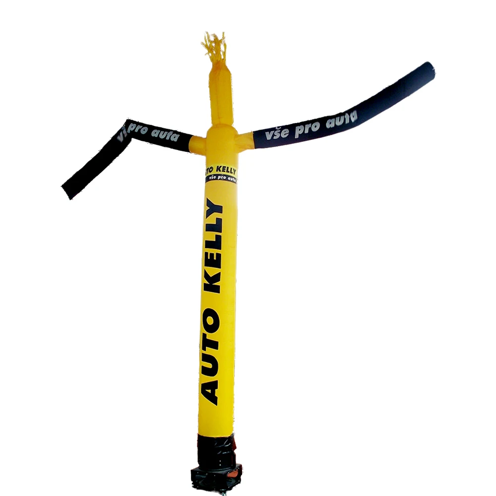 Factory wholesale custom printed advertising red chicken inflatable sky dancer balloon