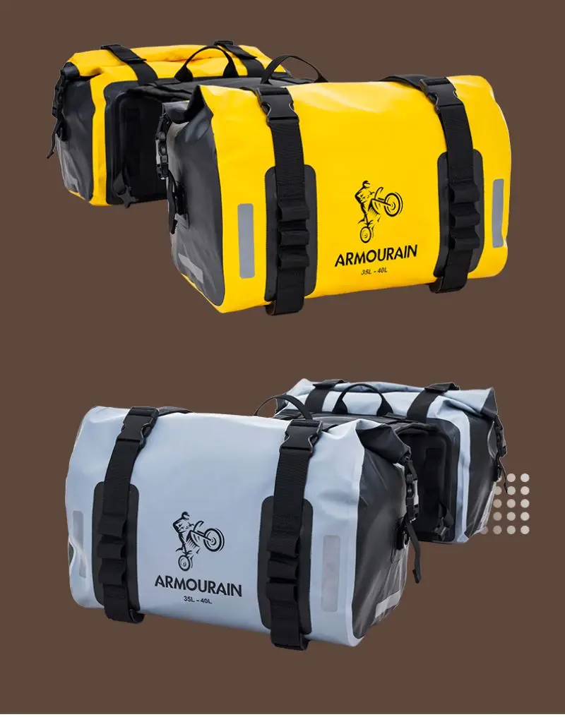 40L Motorcycle Accessories Travel Saddle Bag Waterproof Motorcycle Helmet Bag Tank Bag