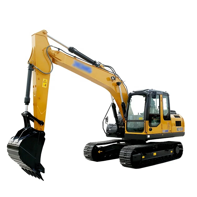 Medium Crawler Excavator 13T Hydraulic Digger 0.52cbm Bucket with Cummis Engine 86kW XE135D