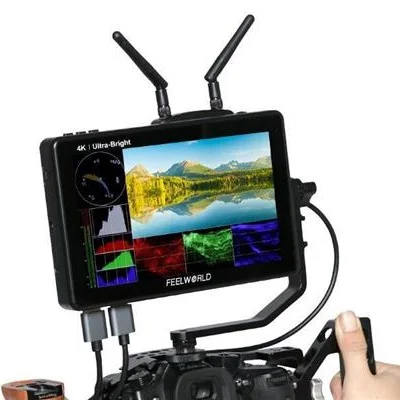 FEELWORLD LUT7 PRO 7 дюймов 2200 нит 3D LUT сенсорный экран цифрового однообъективного зеркального фотоаппарата директоров переменного тока монитор 1920X1200 HDM