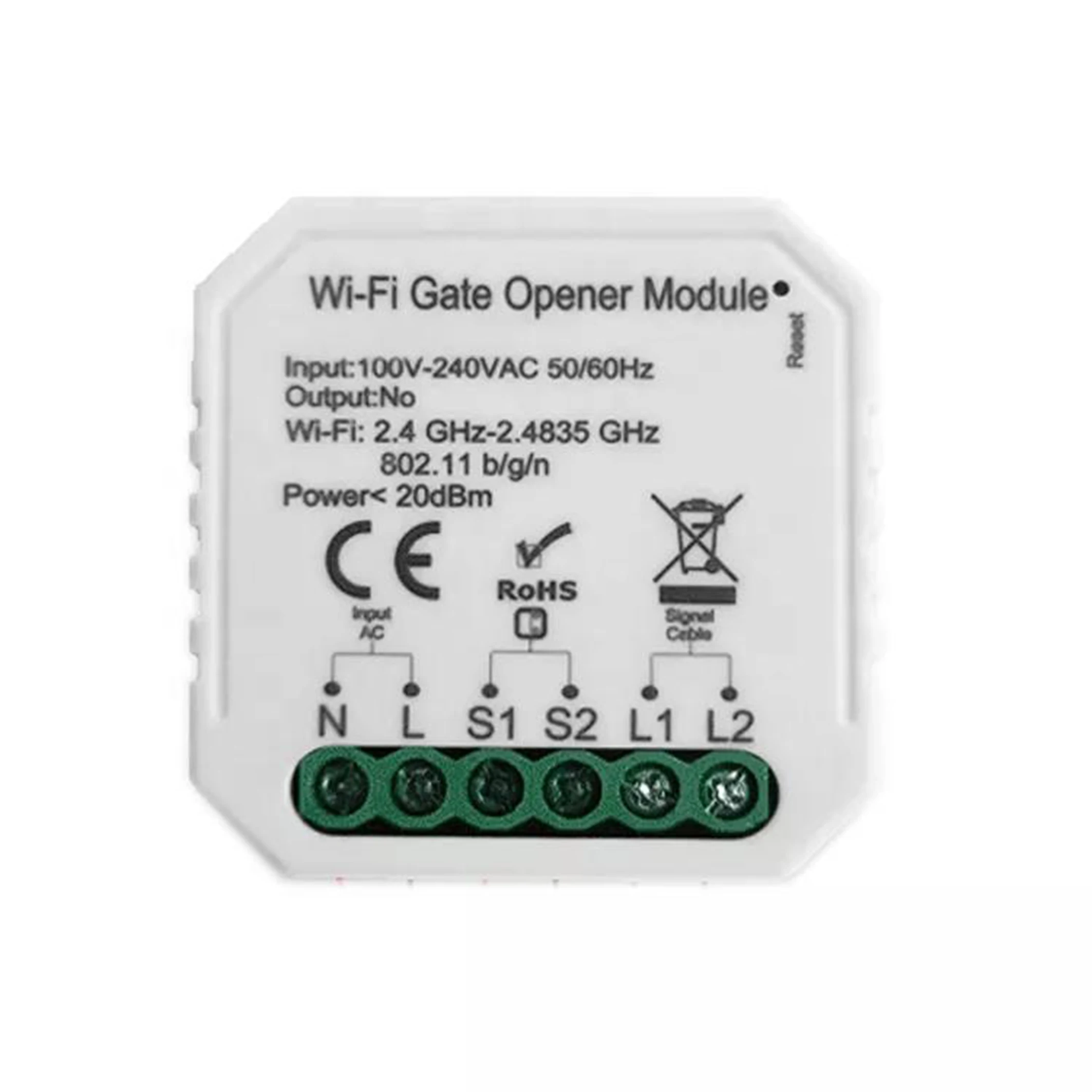 WiFi Gate Opener Module App Remote Control Home Automation Monitor Safety Vocal Control With Alexa Google Home