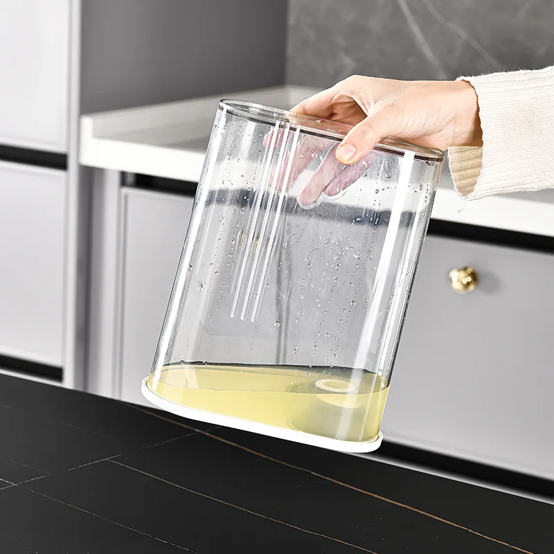 Hot Selling Food Grade Moisture-proof Transparent Kitchen Food Storage Container Rice Storage Tank