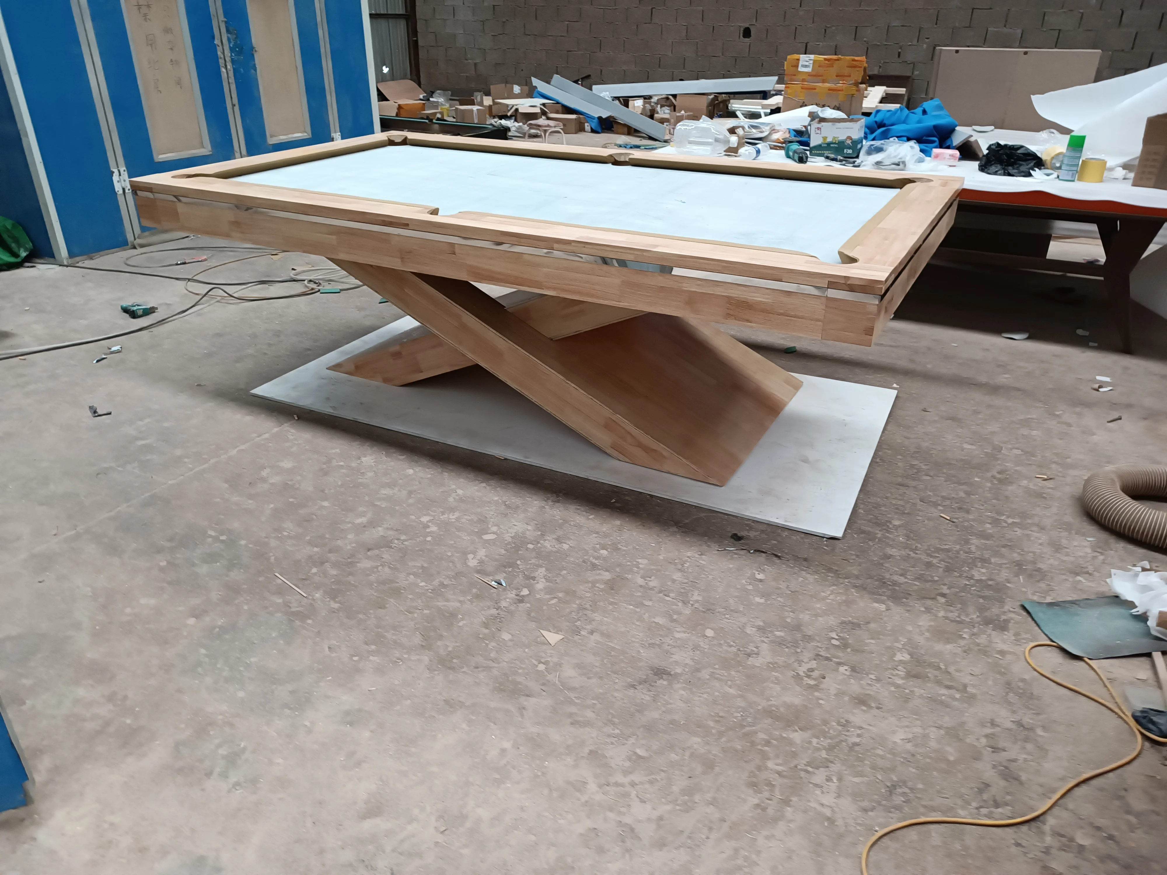 Роскошный бильярдный стол из массива дерева 9 футов со сланцем