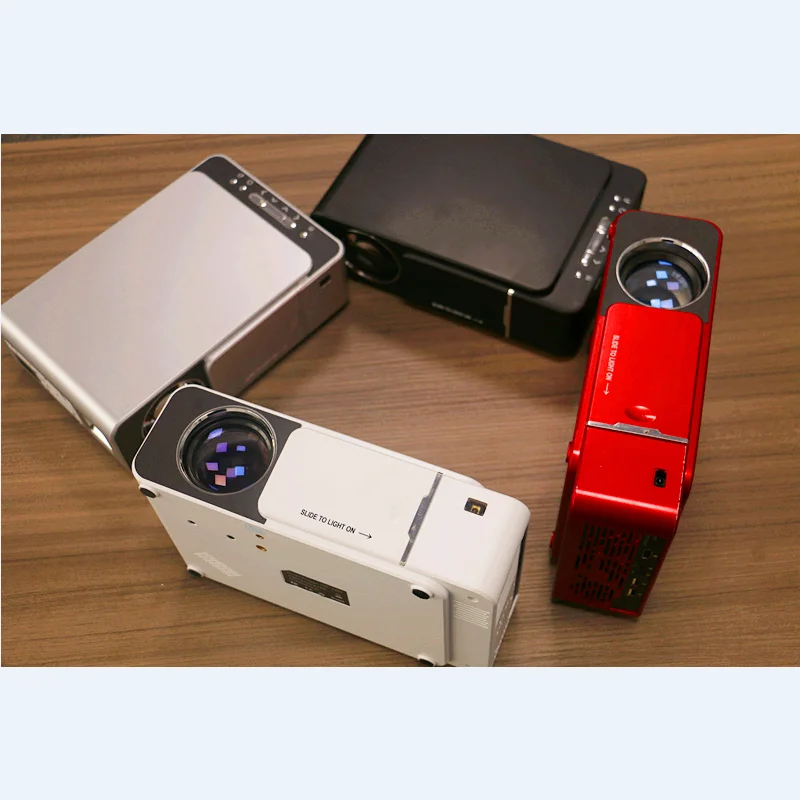 
OEM/ODM Smart Mobile Phone Projector Manufacturer 36-176 inches Projection Screen Manual Focus/Picture Turns Portable Projector 