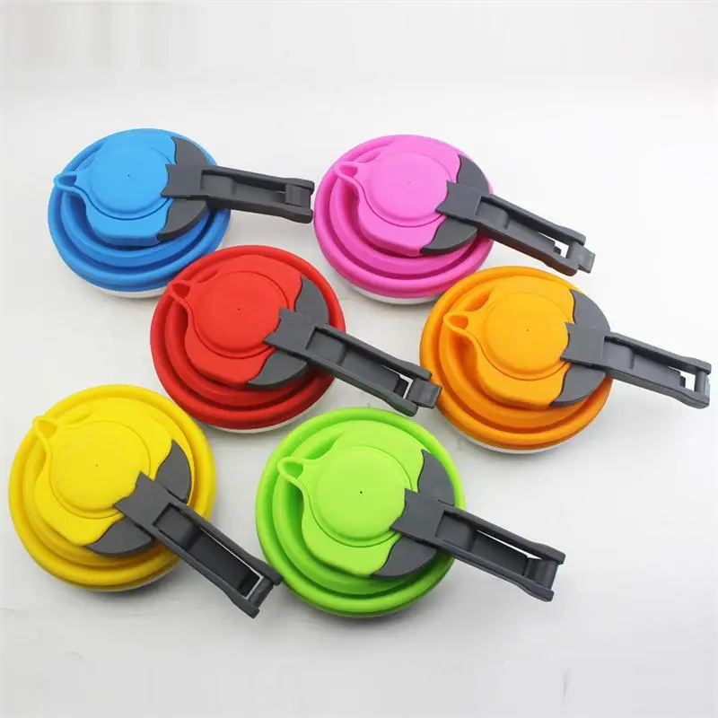  Easy Carry Folding Silicone Kettle 1.5L Water Pot Camping Travel Kitchen Tools Tea
