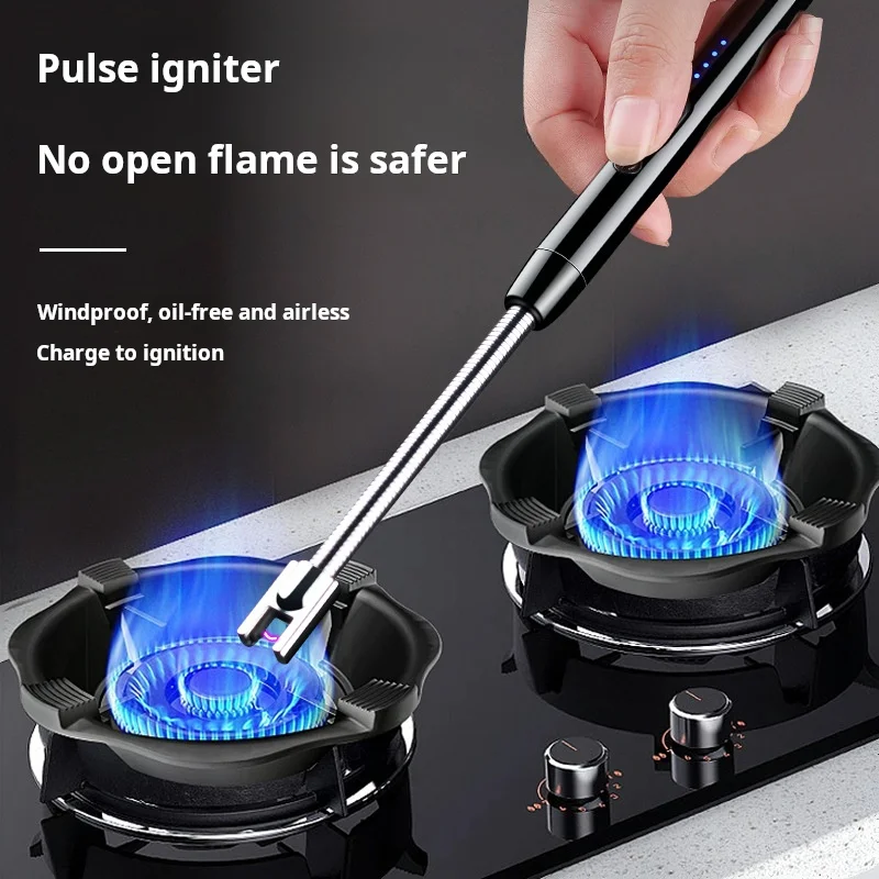 X529 Wholesale High Quality Kitchen Igniter Gun Usb Charging Incense Candle Natural Gas Lighter