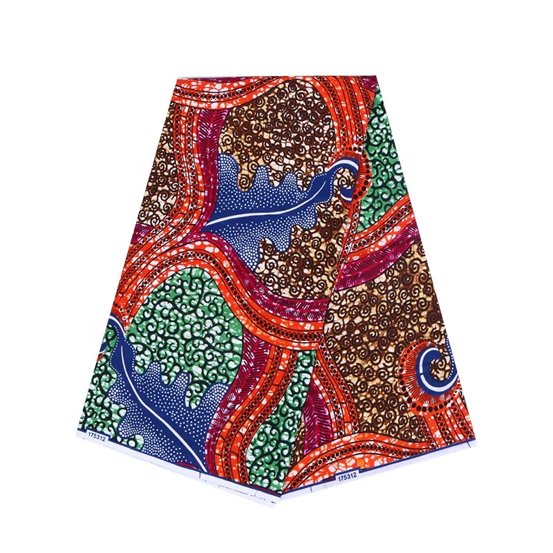  African Amorous Feeling Good Quality Wax Print Fabric Renewable Source 140GSM South Africa