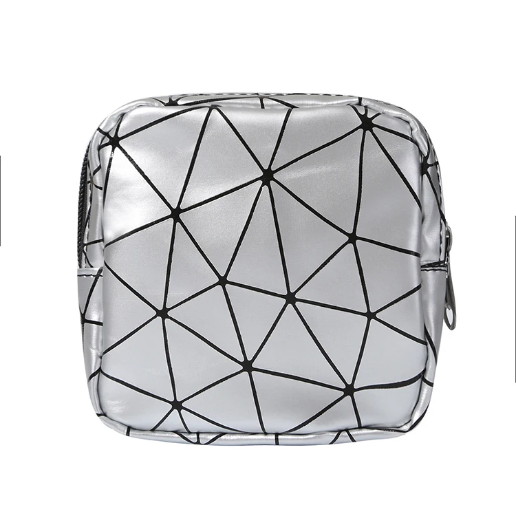 Custom Logo Organizer Gift Toiletry Plastic Packaging Zipper Storage PVC Travel Cosmetic Makeup Bag