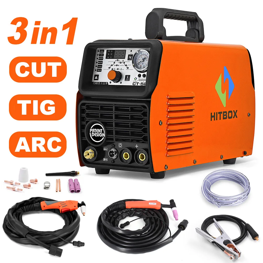 HITBOX 3 in 1 plasma cut inverter welder CT520 welding machine