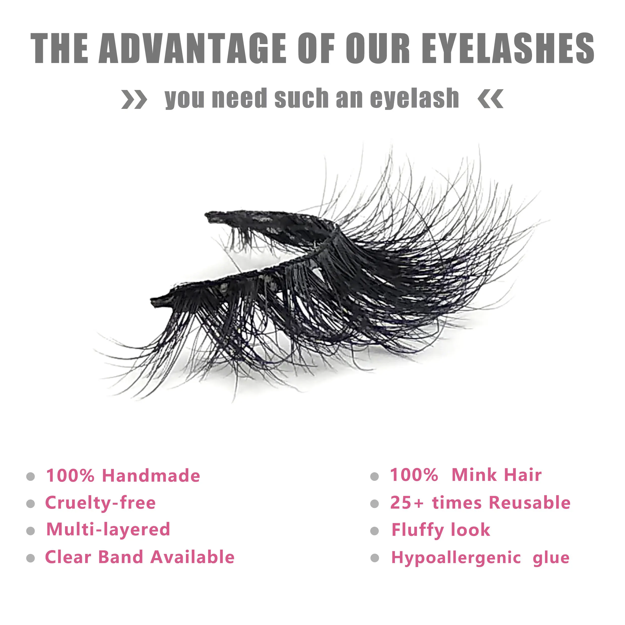 
Private label 3D 5D mink eyelashes with packaging box premium 25mm mink lashes custom eyelash package 