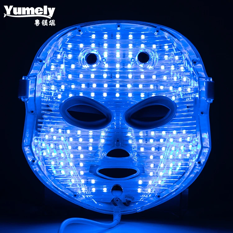 Home beauty skin care device 7 color led light face mask