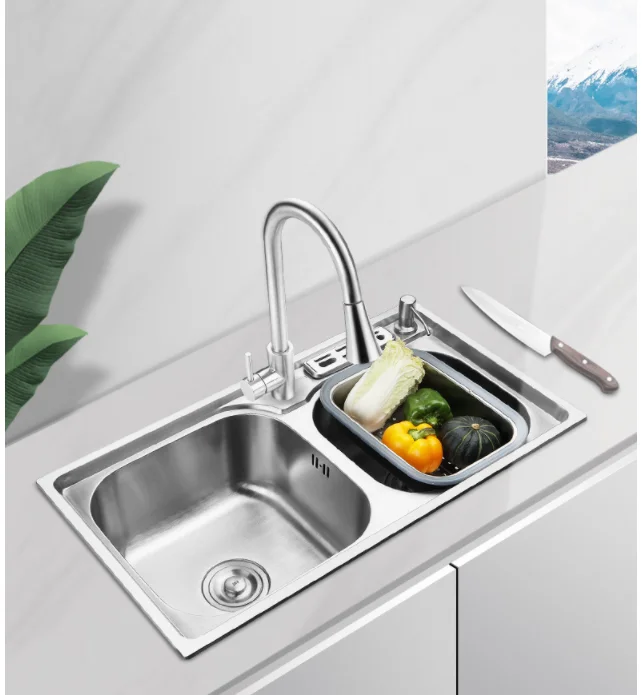 China Factory Price Stainless Steel Kitchen Sink Custom Size Kitchen Sink For Washing