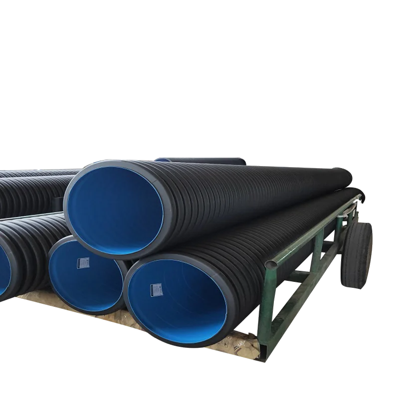  Новые продукты на рынке DN100mm DN800mm HDPE гофрированная Оросительная труба гибкая подземная