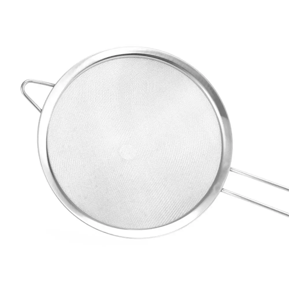Stainless Steel Fine Mesh Strainer Conical Kitchen Sieve Sifter for Cocktail Tea Home Usage for Drain and Colander