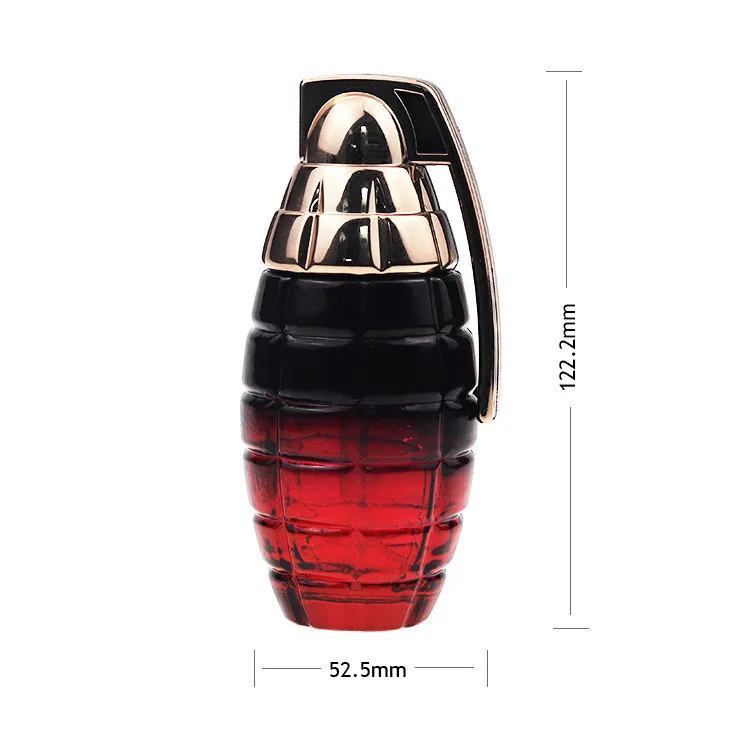 90ml grenade shaped spray empty glass perfume bottles