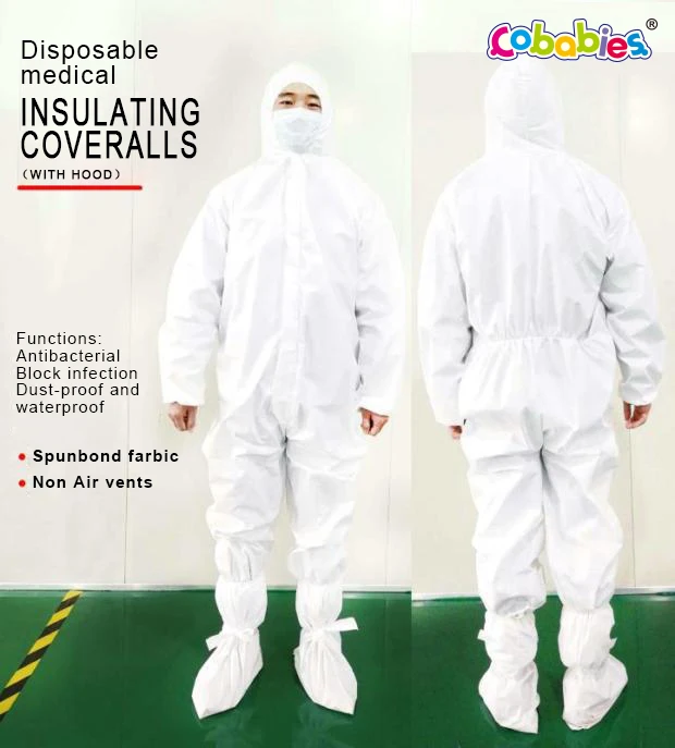 Chinese Manufacturers Medical Protective Clothing, Wholesale PVC Antivirus Chemical Protective Suit Clothing/