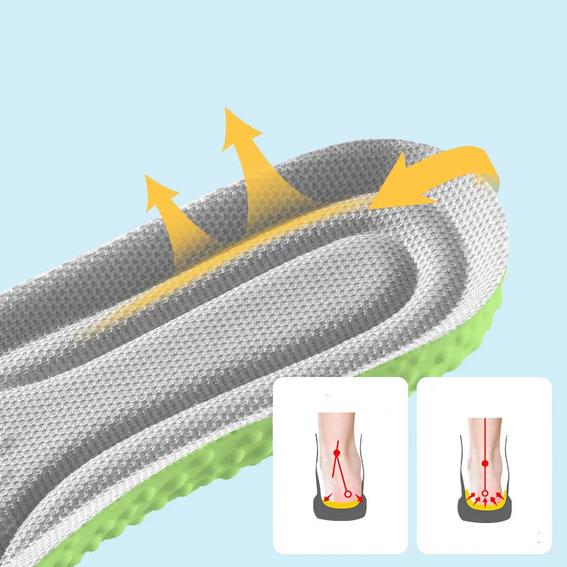 Running Shock-absorbant Breathable Deodorization Pu Soft Pad Shoe Sole