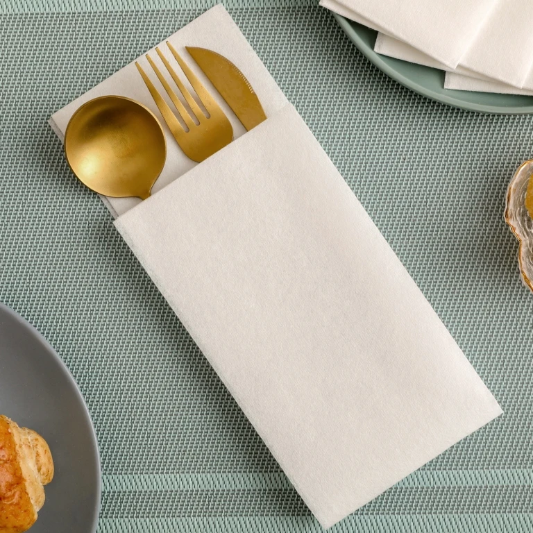 Top Quality Flax Airlaid Paper  Napkins Linen cotton