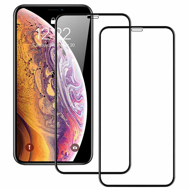 Защитное закаленное стекло 9D для iPhone, пленка для защиты экрана с полным покрытием, 3 шт., для моделей 13, 12, 11 Pro Max, Mini, X, XR, XS, 6, 6S, 7, 8