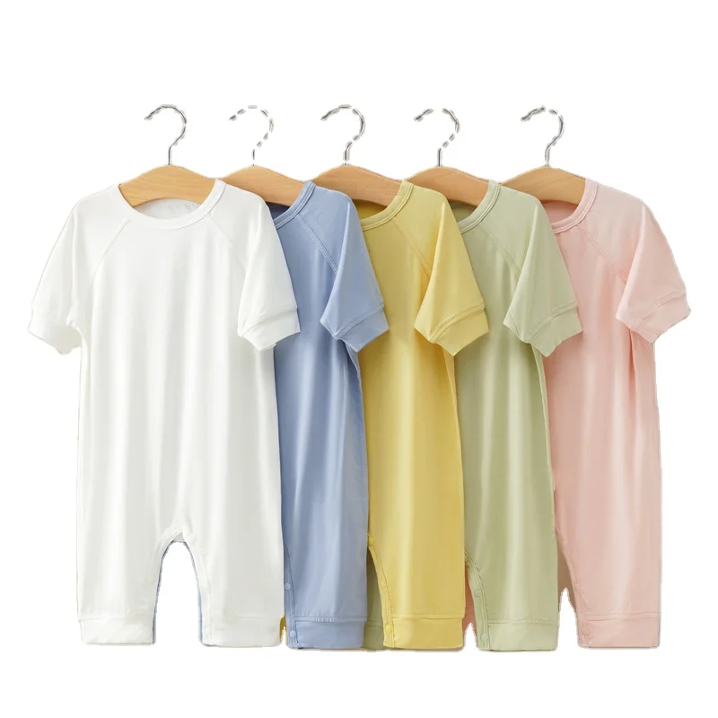 Детский однотонный комбинезон